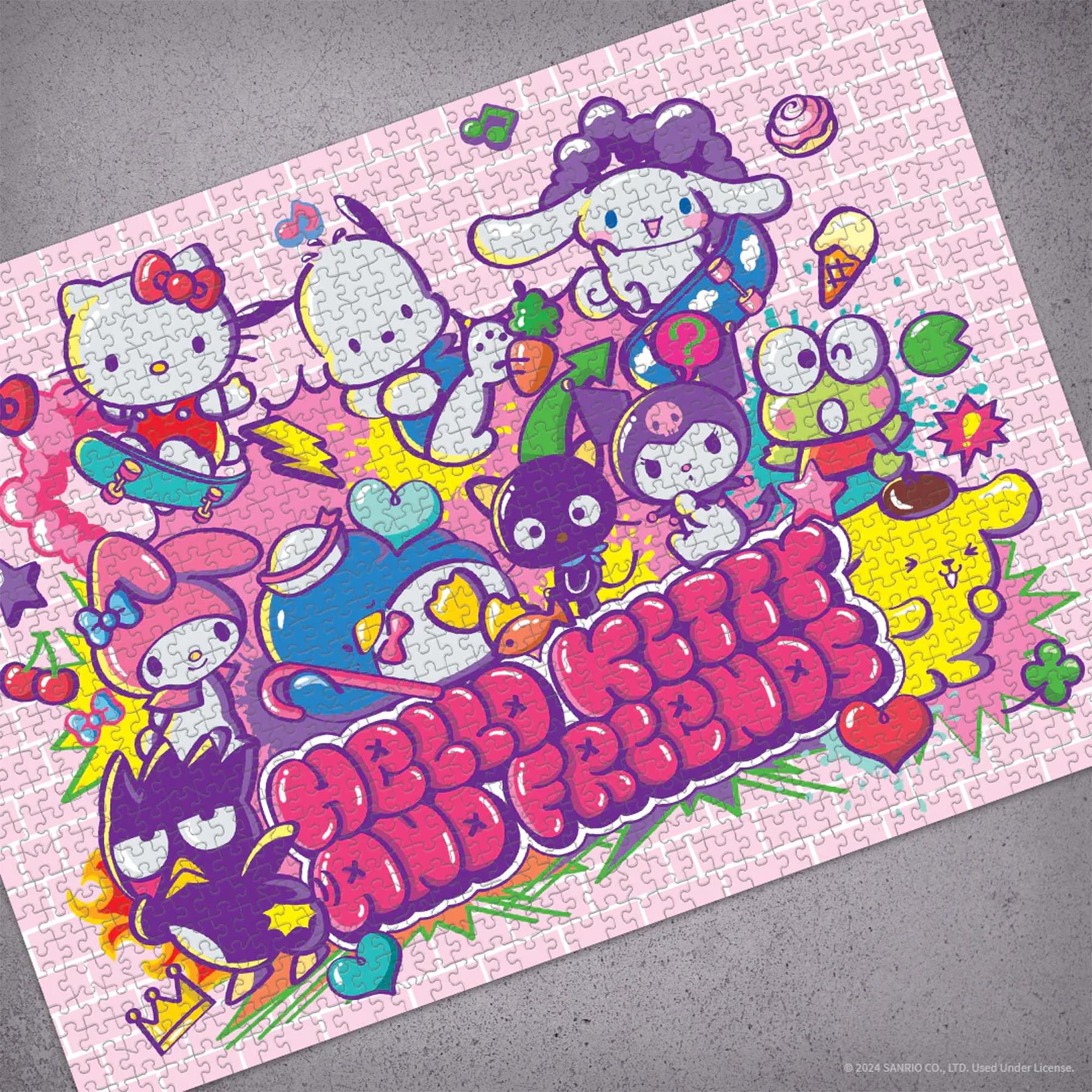 Sanrio Hello Kitty and Friends "Tokyo Skate" 1000 Piece Jigsaw Puzzle