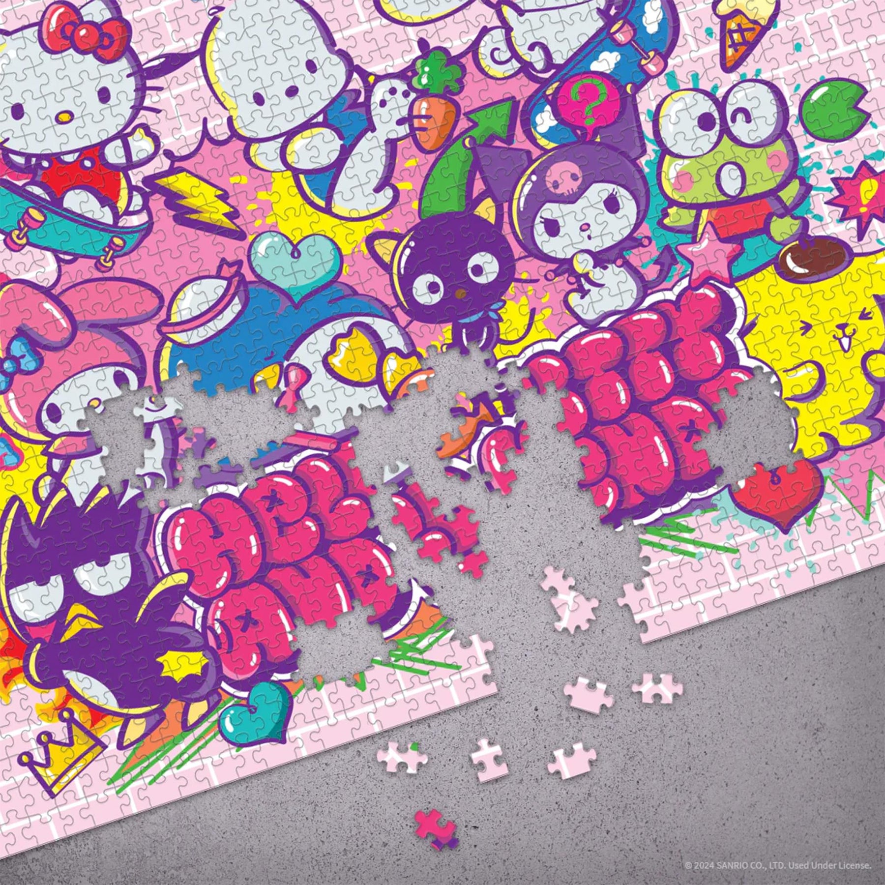 Sanrio Hello Kitty and Friends "Tokyo Skate" 1000 Piece Jigsaw Puzzle