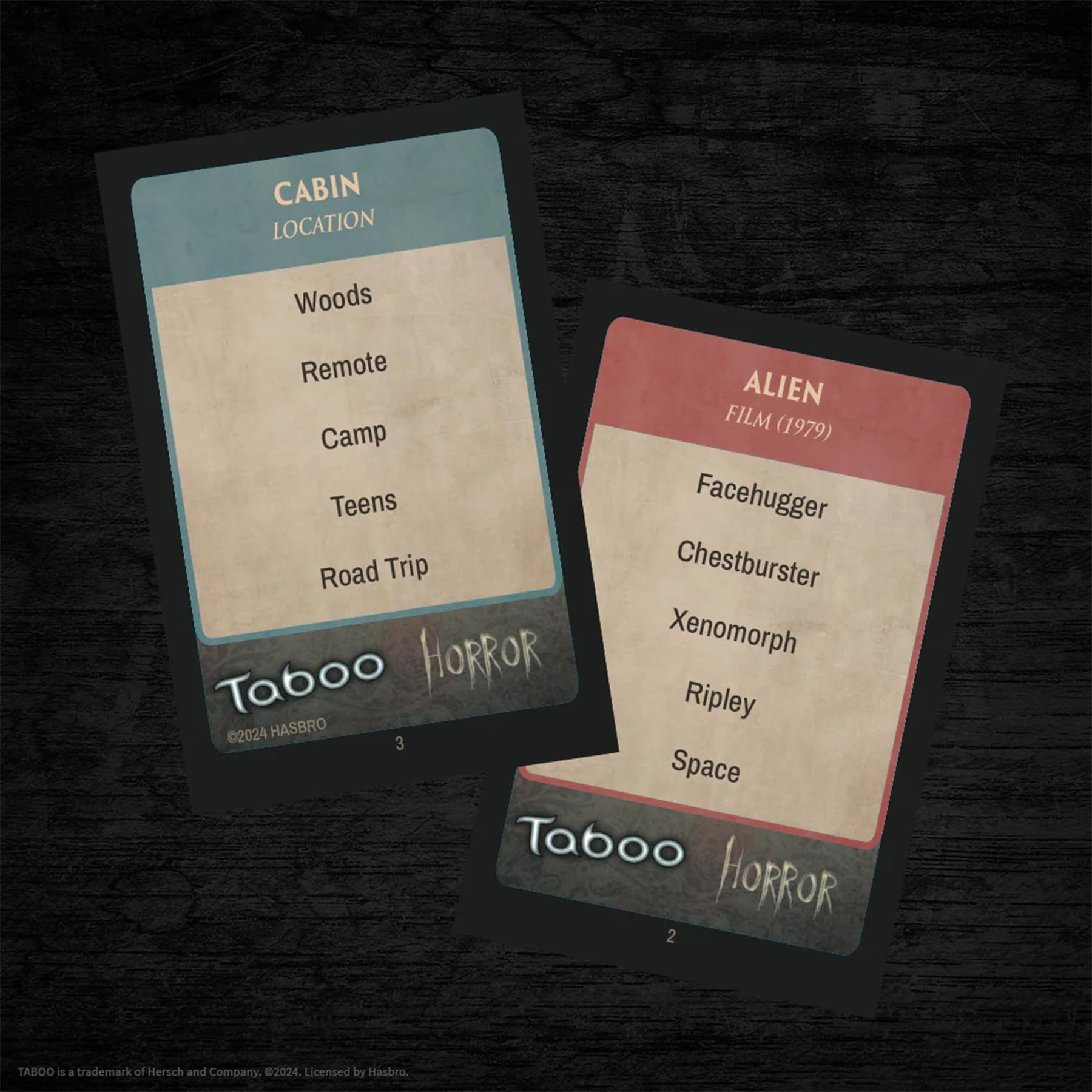 Horror Taboo Trivia Word Game