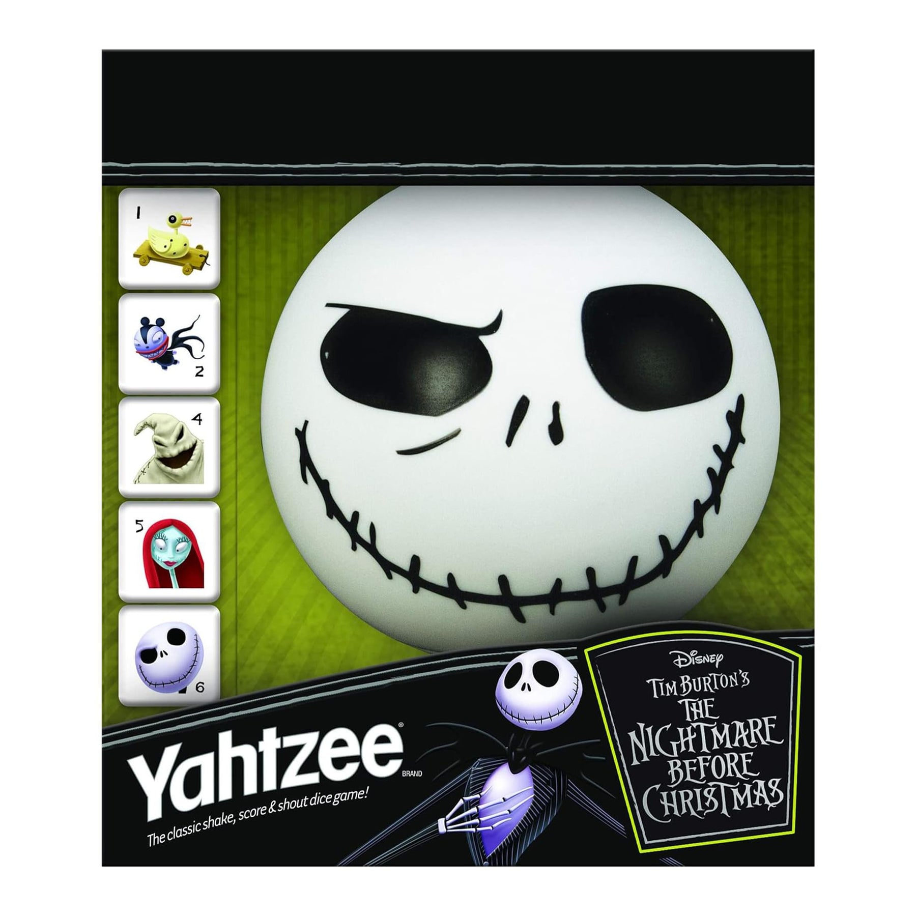 Disney The Nightmare Before Christmas Yahtzee Dice Game