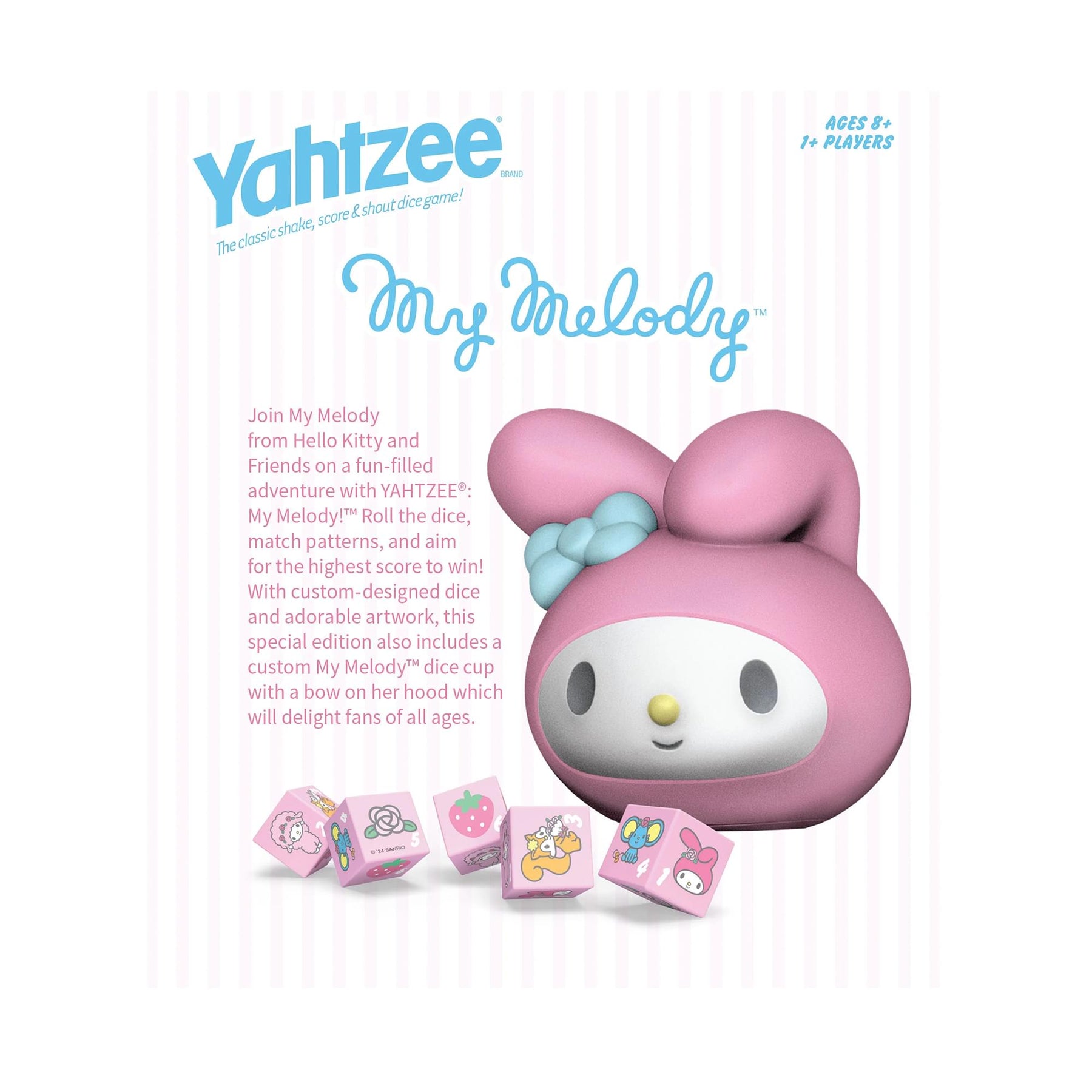 Sanrio Hello Kitty and Friends My Melody Yahtzee Dice Game