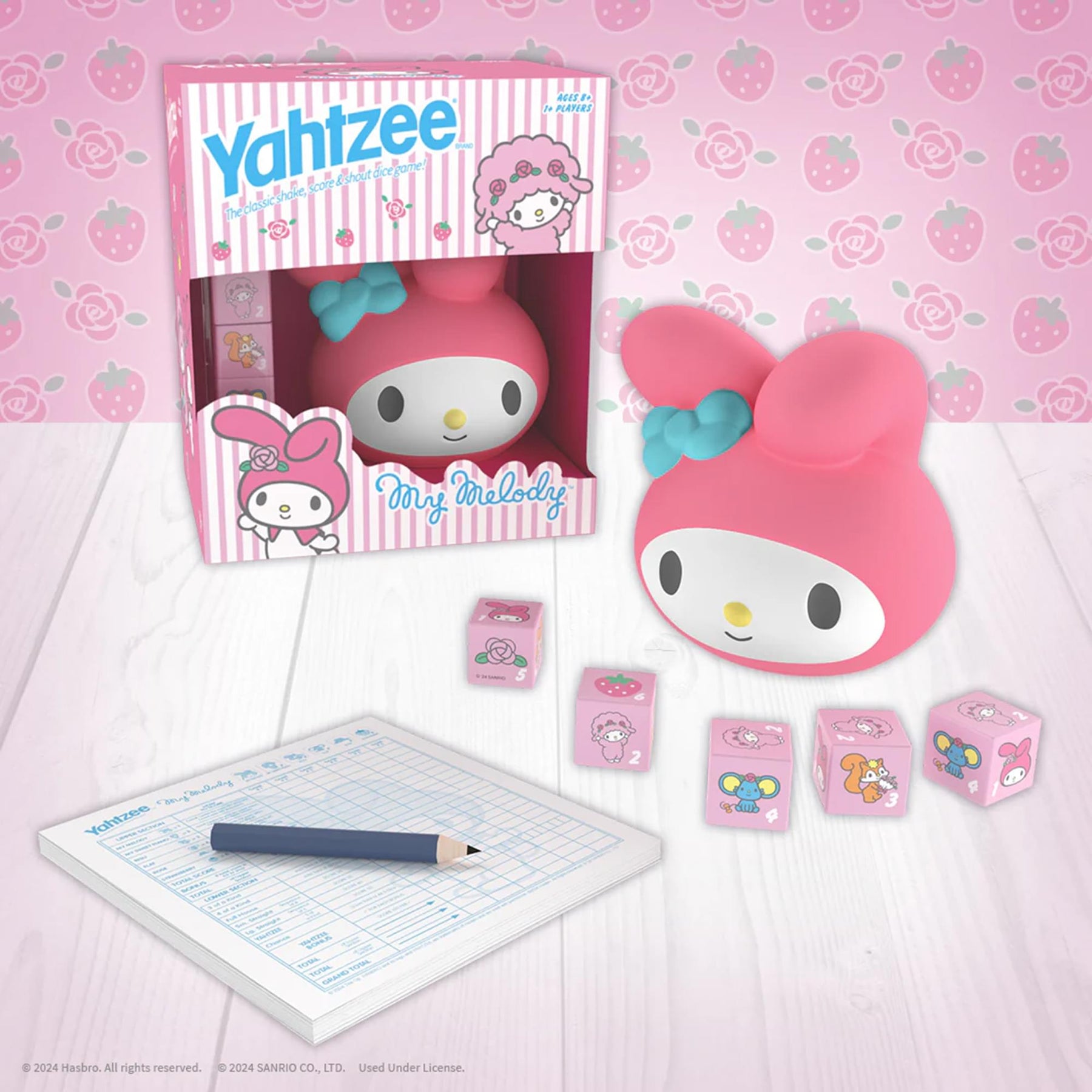 Sanrio Hello Kitty and Friends My Melody Yahtzee Dice Game