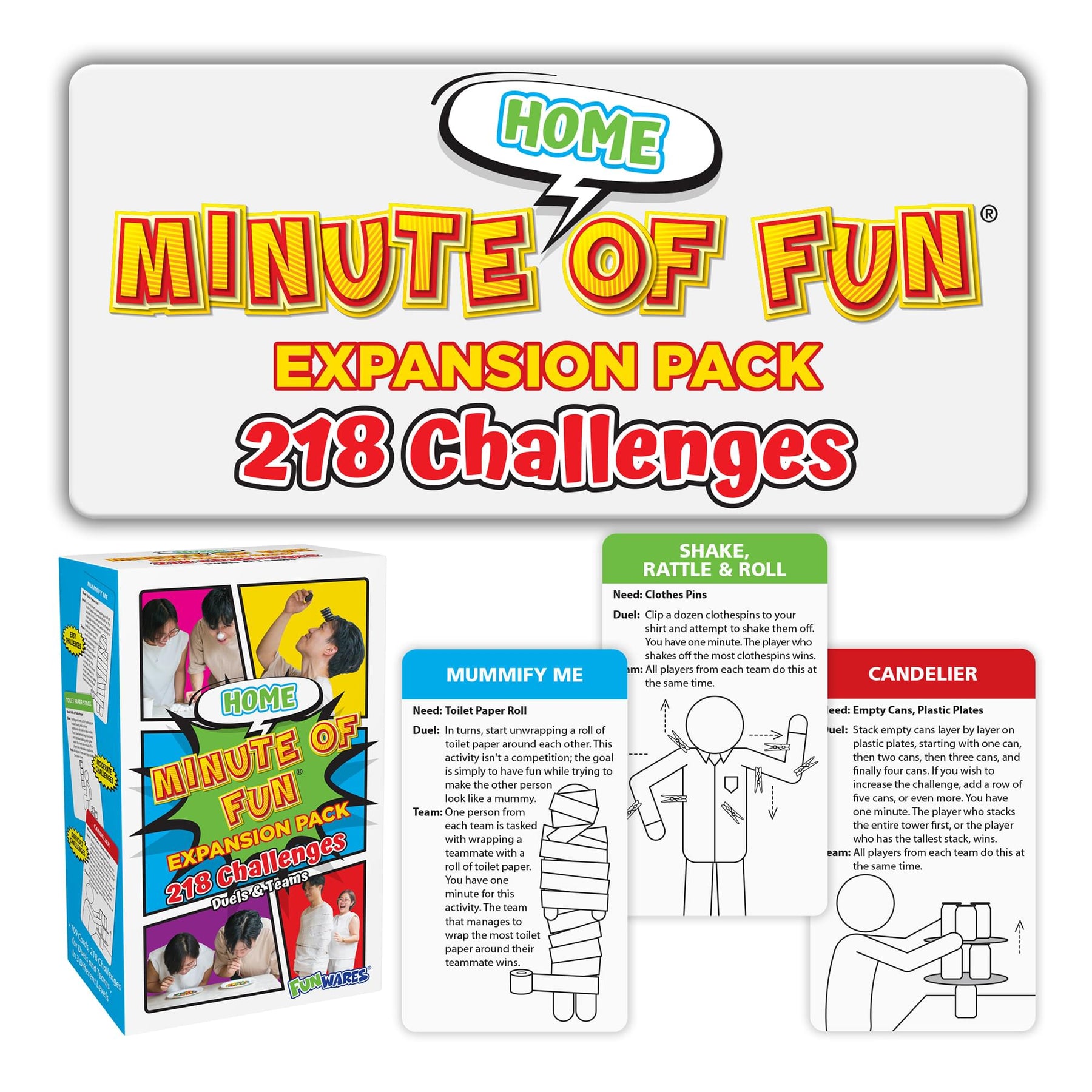 Minute Of Fun Home Expansion Pack | 218 Questions