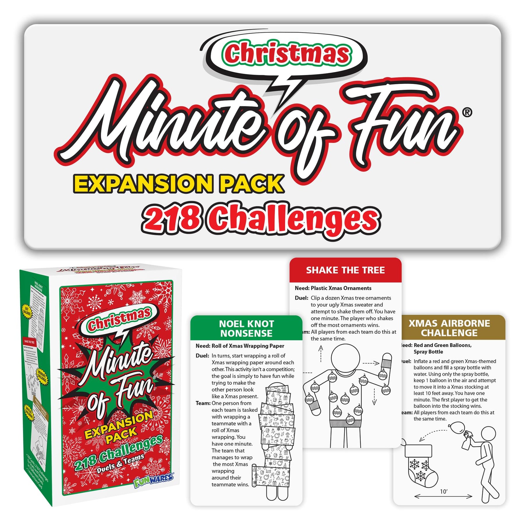 Minute Of Fun Christmas Expansion Pack | 218 Questions