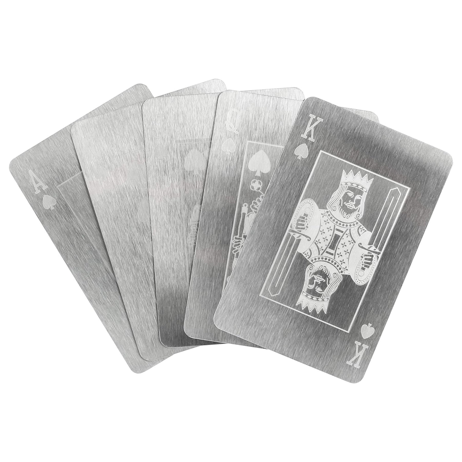 Stainless Steel Playing Cards With Lockbox