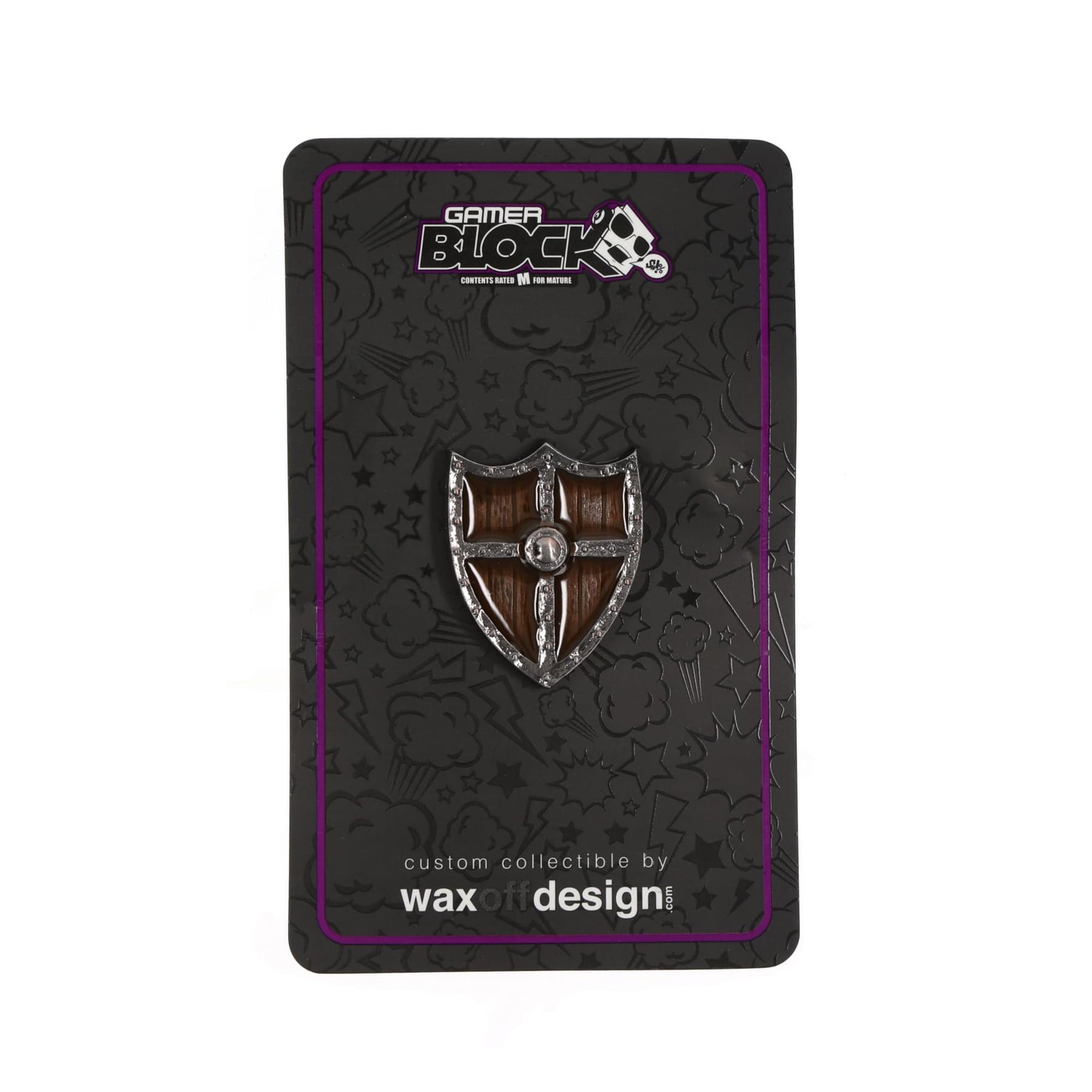 Gamer Block Exclusive Shield Enamel Collector Pin