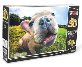 Pugsley The Nose Knows Super 3D 500 Piece Jigsaw Puzzle For Adults And Kids