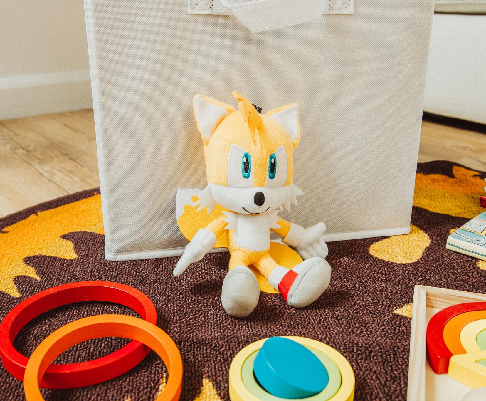 BRAND NEW! Large 12” Tails Sonic The Hedgehog Yellow Plush Stuffed