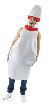 Bowling Pin Adult Costume, One Size | Free Shipping