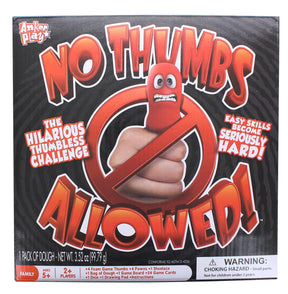 No Thumbs Allowed Board Game | 2+ Players