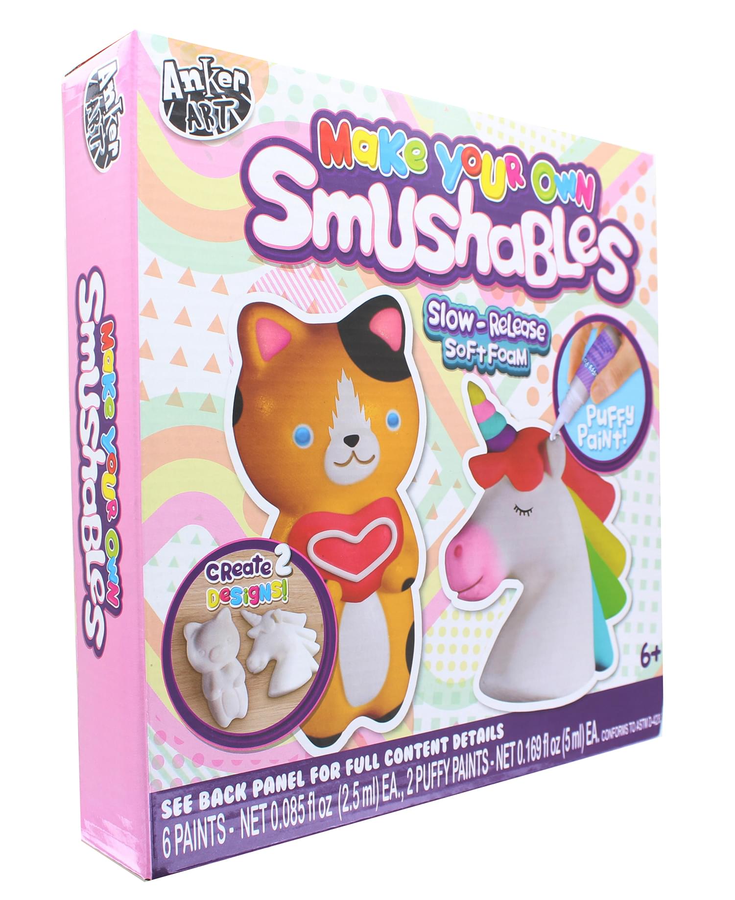 Make Your Own Foam Smushables Activity Kit | Cat and Unicorn