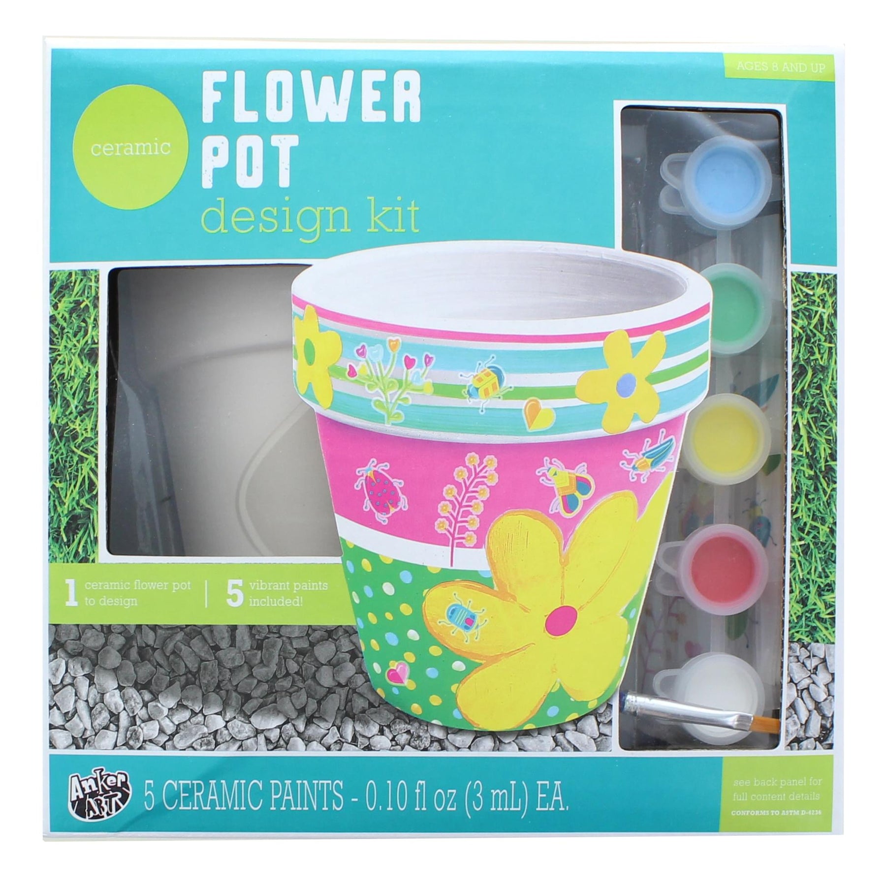 Paint Your Own Flower Pot Craft Kit