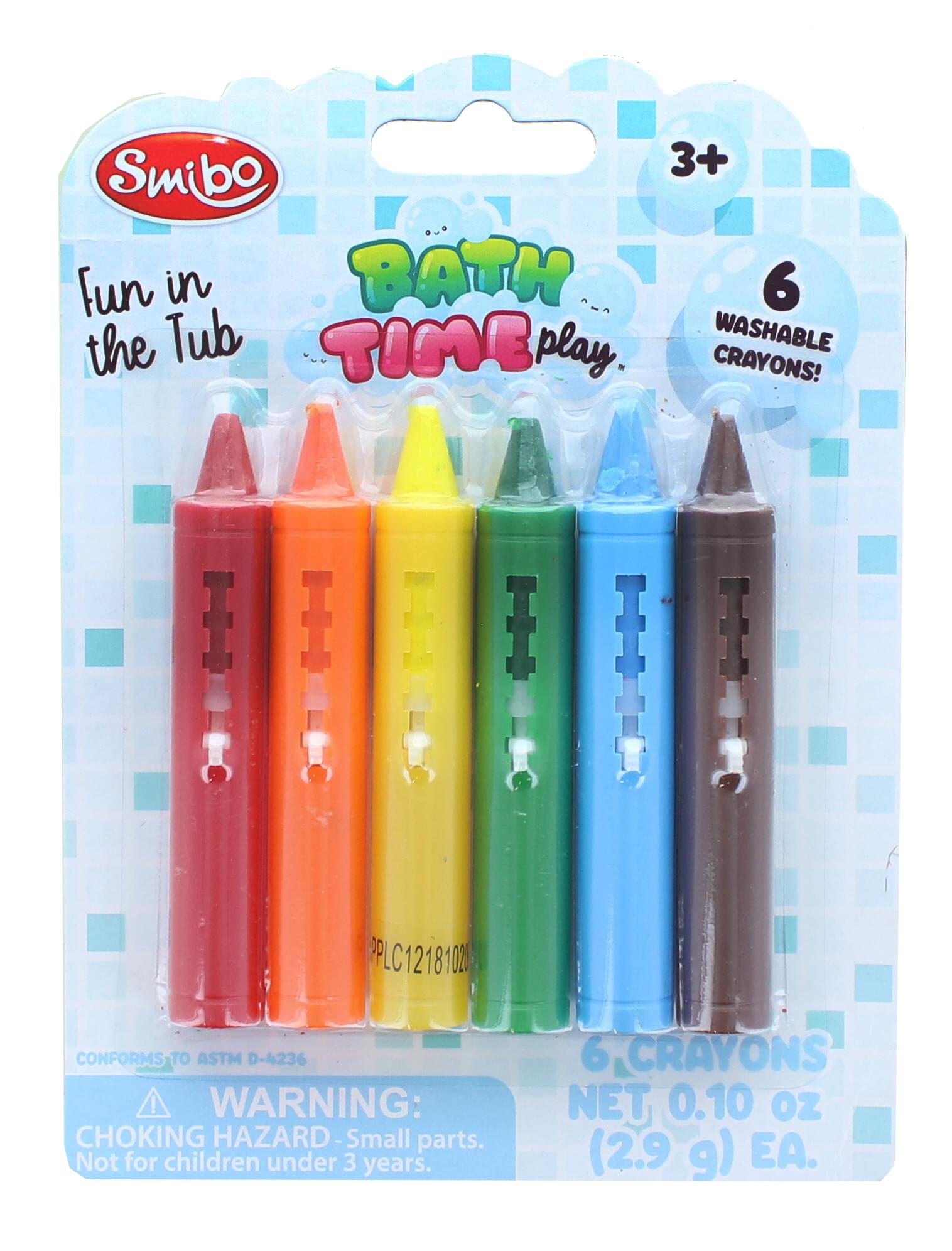 Bathtub Play Bath Crayons 6-Pack