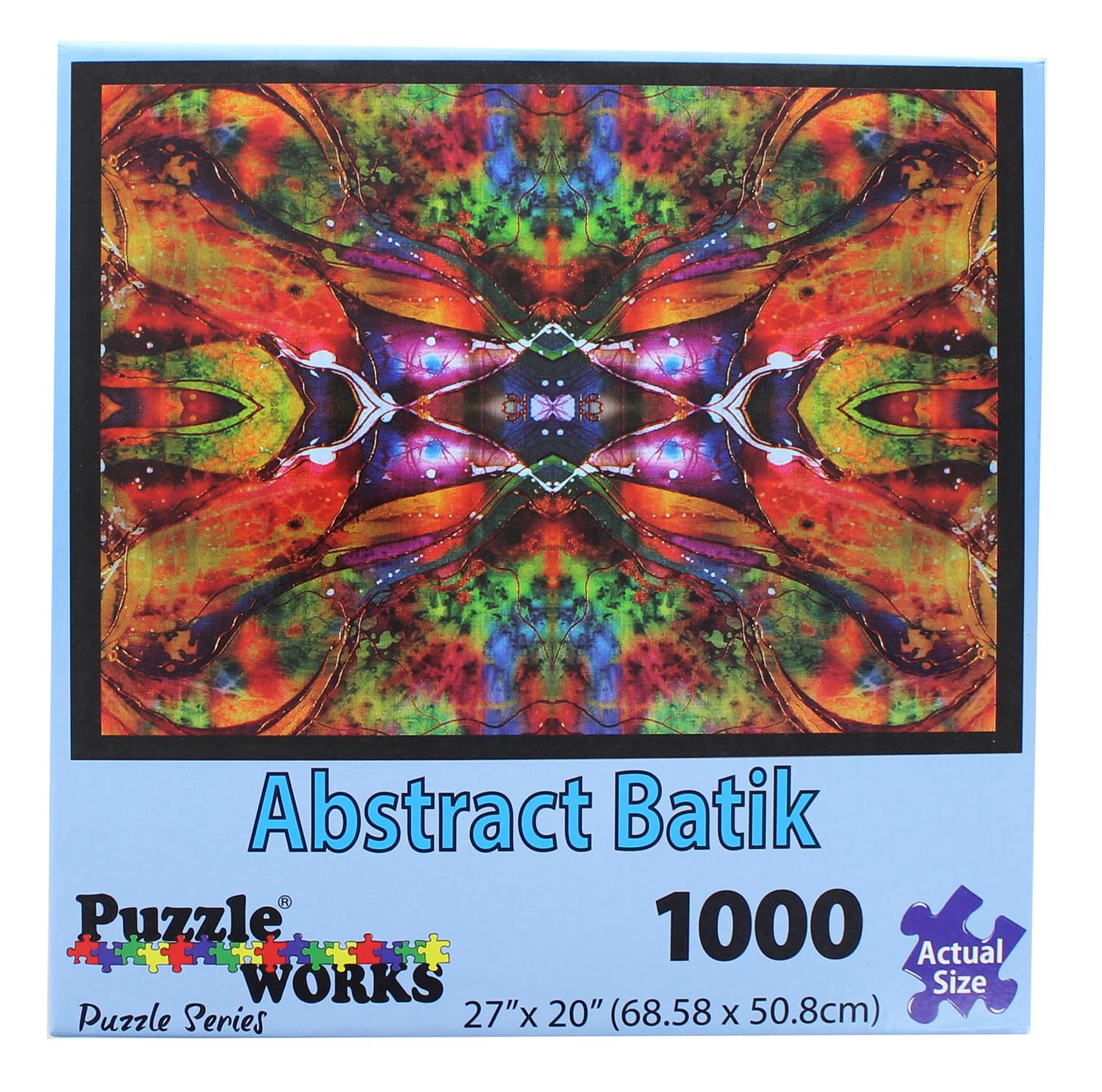 PuzzleWorks 1000 Piece Jigsaw Puzzle | Abstract Batik