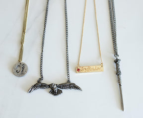 Harry Potter Wand Pendant Chain Necklace