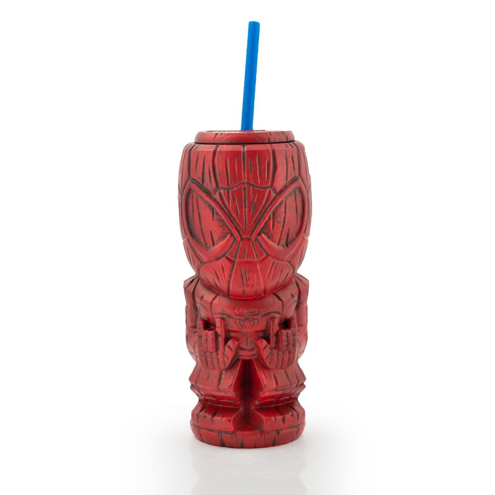 Marvel Spider-Man 21oz Plastic Geeki Tikis Tumbler | Free Shipping