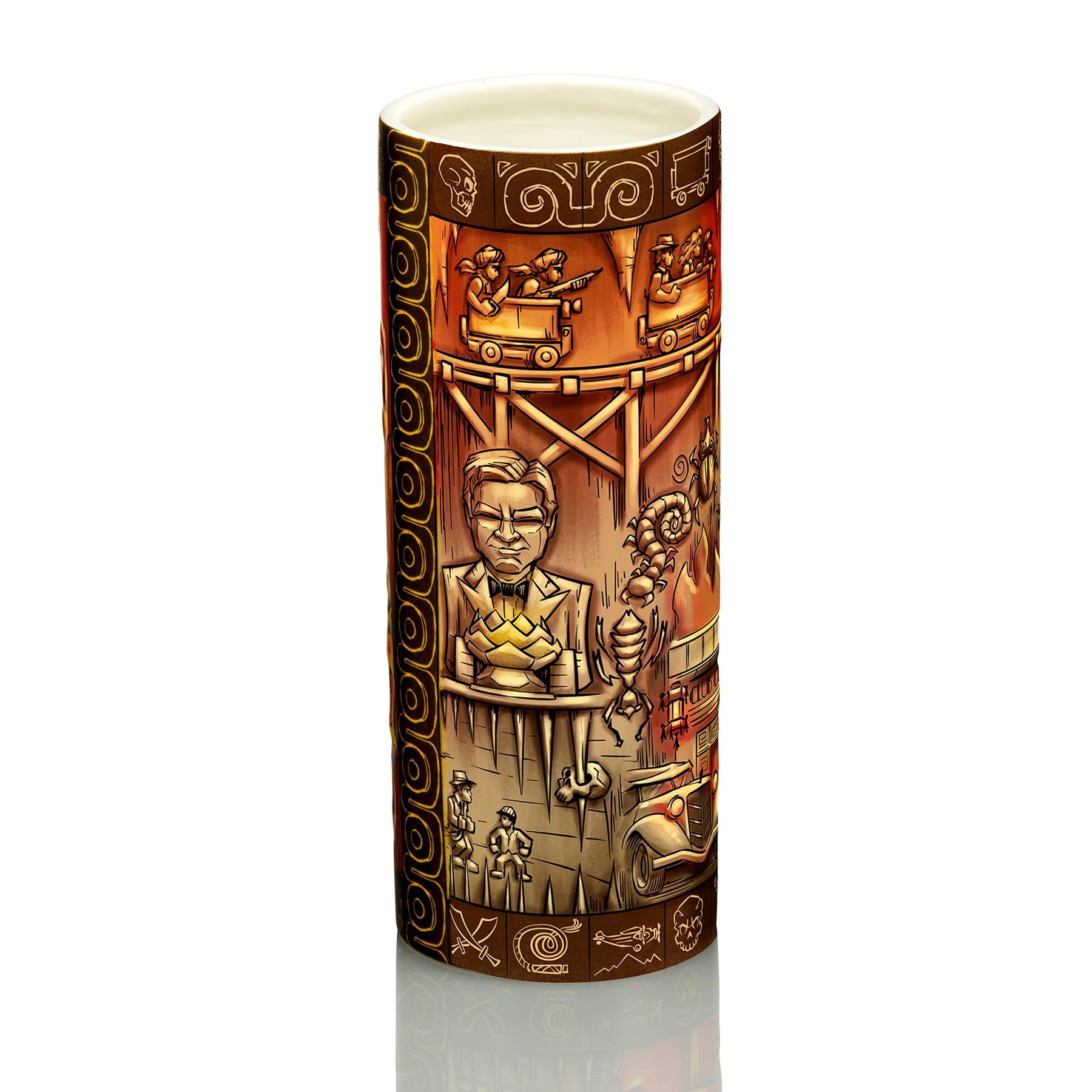 Geeki Tikis Indiana Jones and the Temple Of Doom Scenic Mug | Holds 24 Ounces