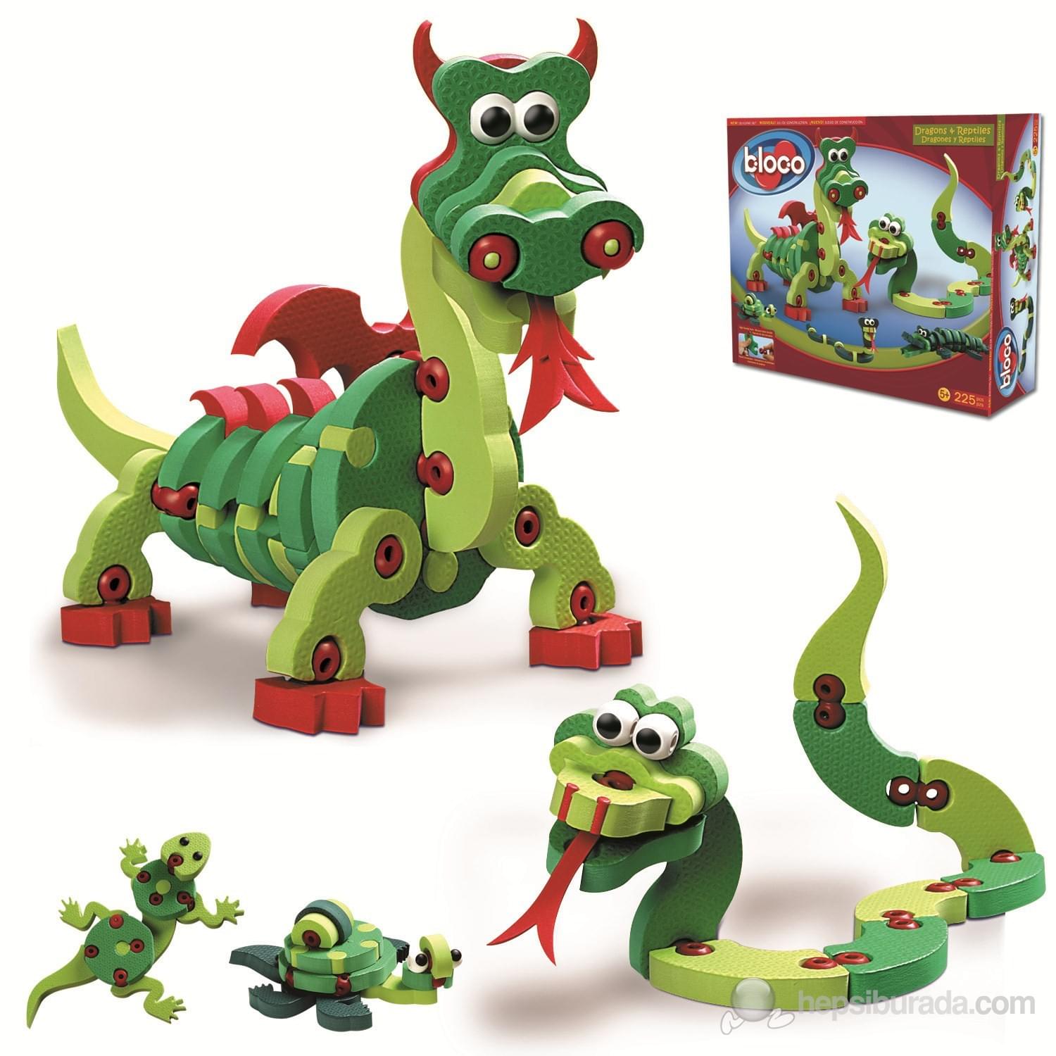 Bloco 235 Piece Construction Set | Dragons & Reptiles