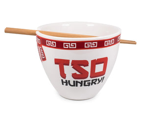 Bowl Bop Tso Hungry Japanese Dinnerware Set | 16-Ounce Ramen Bowl, Chopsticks