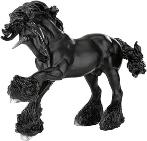 Breyer Traditional 1:9 Scale Model Horse | Obsidian Unicorn Stallion