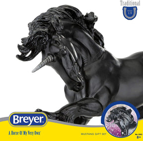 Breyer Traditional 1:9 Scale Model Horse | Obsidian Unicorn Stallion