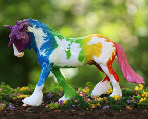 Breyer Traditional 1:9 Scale Model Horse | Equidae Rainbow Decorator