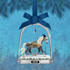 Breyer 2022 Holiday Stirrup Ornament | Snowbird