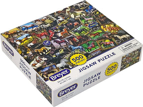 World of Breyer Horses 500 Piece Jigsaw Puzzle