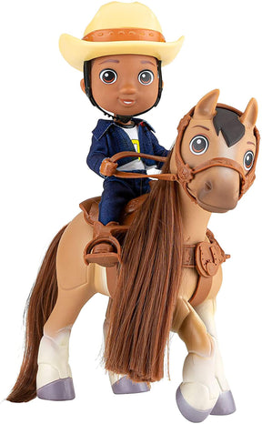 Breyer Pipers Pony Tales Horse & Rider Playset | Casey & Tuck