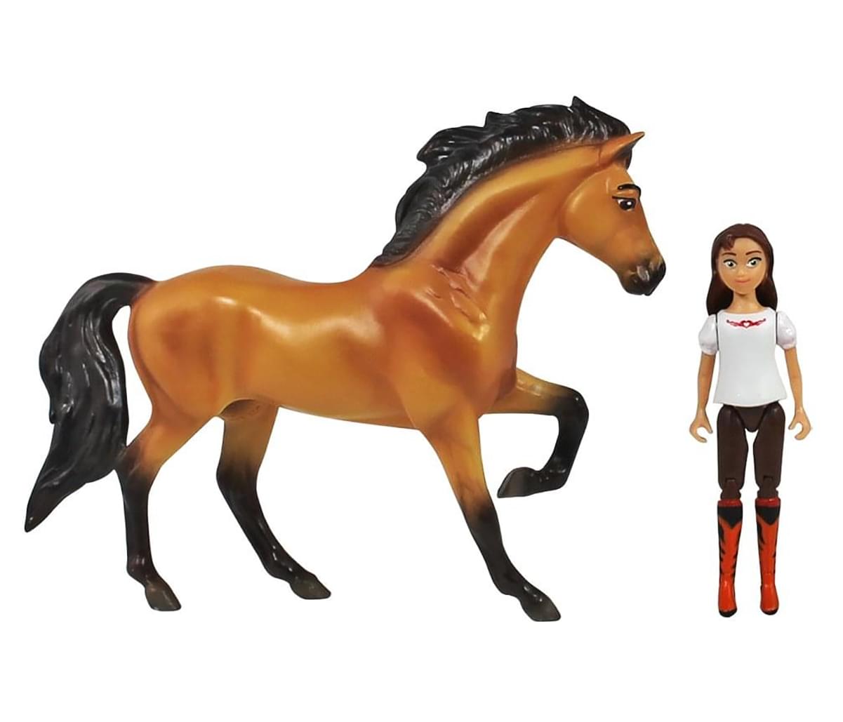 Breyer Spirit Riding Free Spirit & Lucky Small Horse & Doll Set