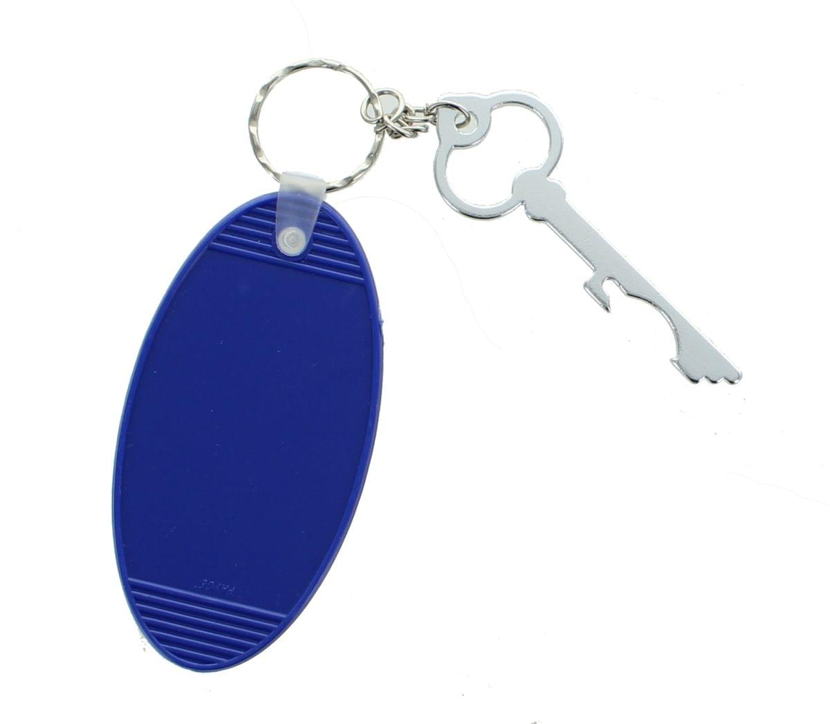 Retro Motel Key Fob - The Motorboat Motel Blue