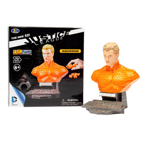 Eaglemoss DC Aquaman 72 Piece 3D Jigsaw Puzzle | Solid Color