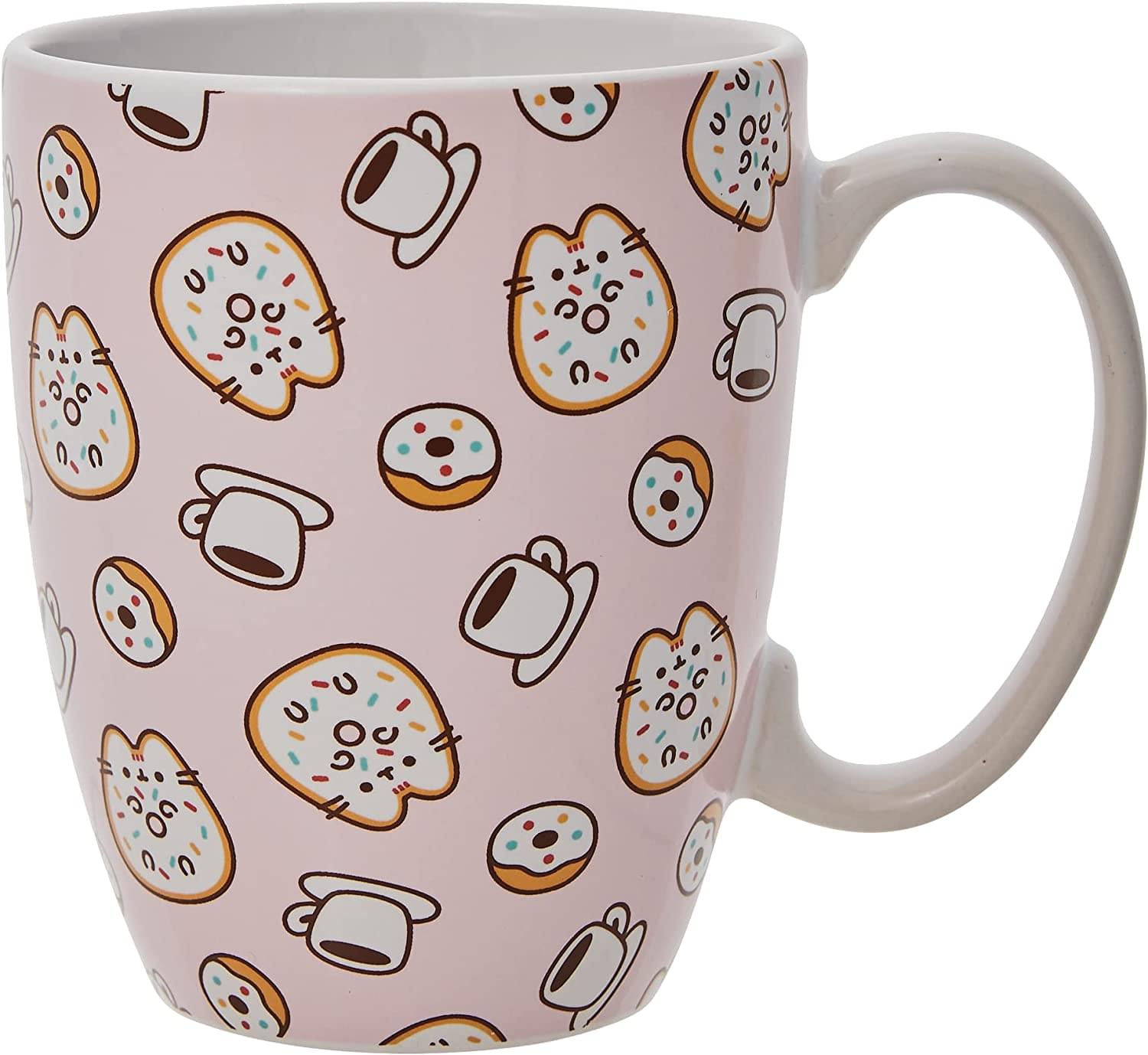 Pusheen Pink Donuts & Coffee Mug – Pusheen Shop