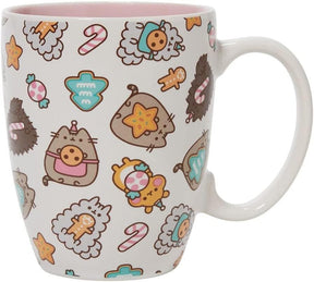 Pusheen Christmas Cookie & Friends 12 Ounce Stoneware Mug