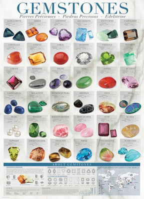 Gemstones 1000 Piece Jigsaw Puzzle