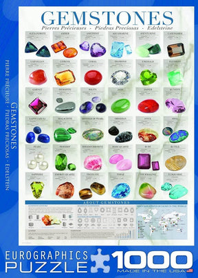 Gemstones 1000 Piece Jigsaw Puzzle