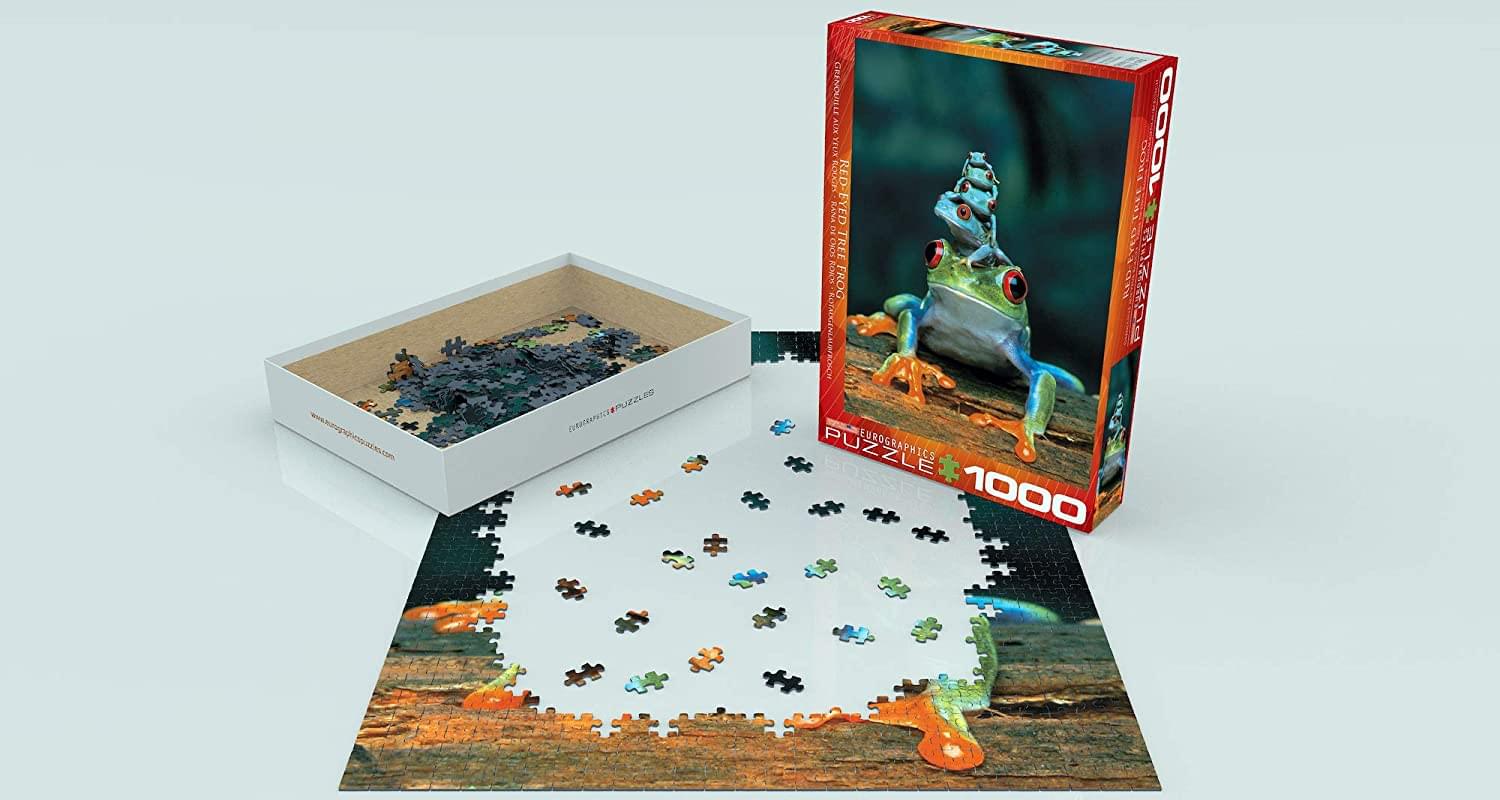 Red-Eyed Tree Frog 1000 Piece Jigsaw Puzzle