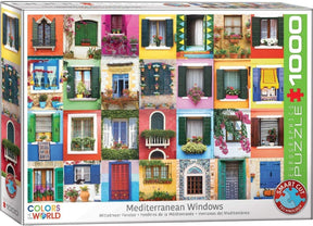 Mediterranean Windows 1000 Piece Jigsaw Puzzle