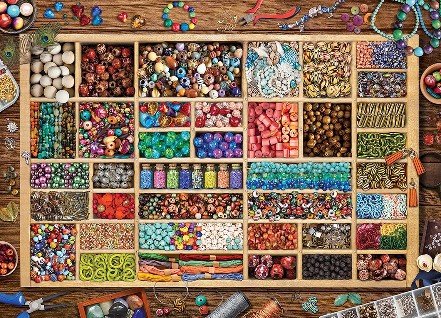 Bead Collection 1000 Piece Jigsaw Puzzle