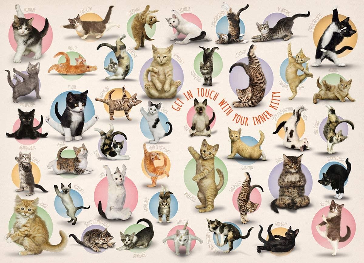 Yoga Kittens 300 Piece XL Jigsaw Puzzle