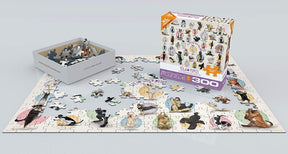 Yoga Puppies 300 Piece XL Jigsaw Puzzle