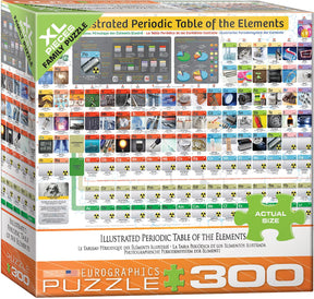 Illustrated Periodic Table of Elements 300 Piece XL Jigsaw Puzzle