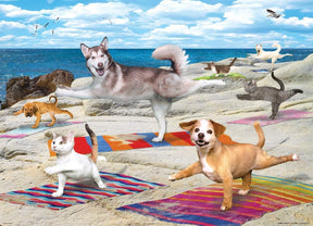 Yoga Beach 300 Piece XL Jigsaw Puzzle