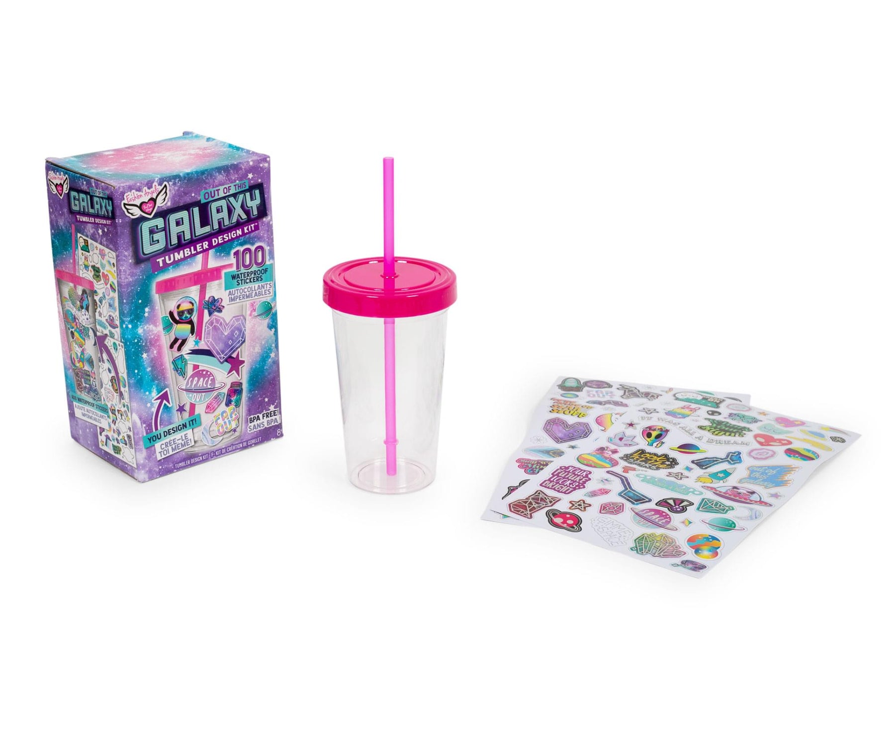 Fashion Angels Out Of This Galaxy Sticker Tumbler Design Kit