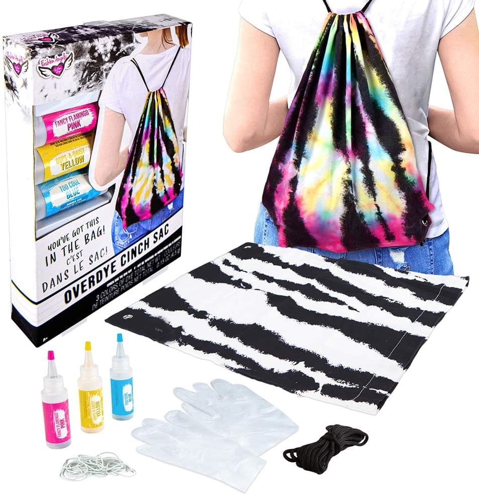 Fashion Angels Overdye Cinch Sak DIY Tie Dye Kit