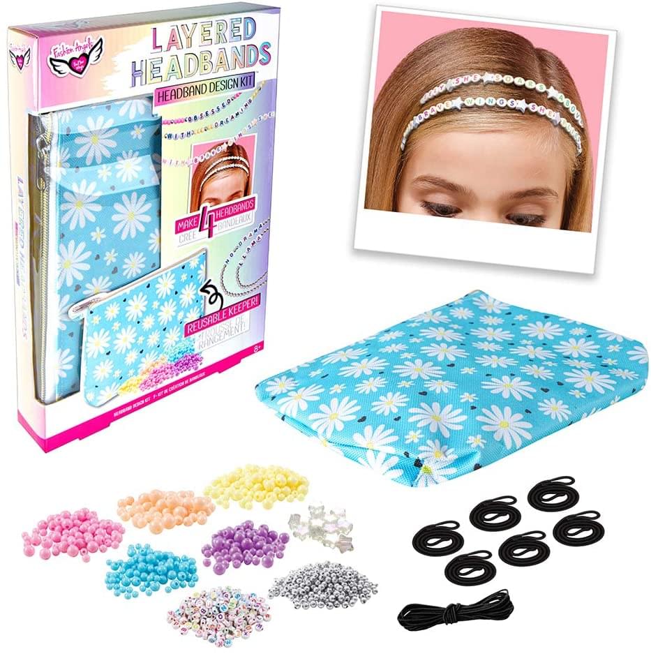 Fashion Angels Layered Headband Design Kit With Keeper Pouch