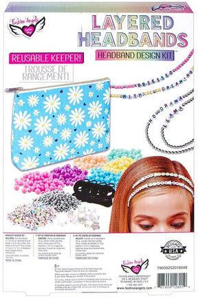 Fashion Angels Layered Headband Design Kit With Keeper Pouch