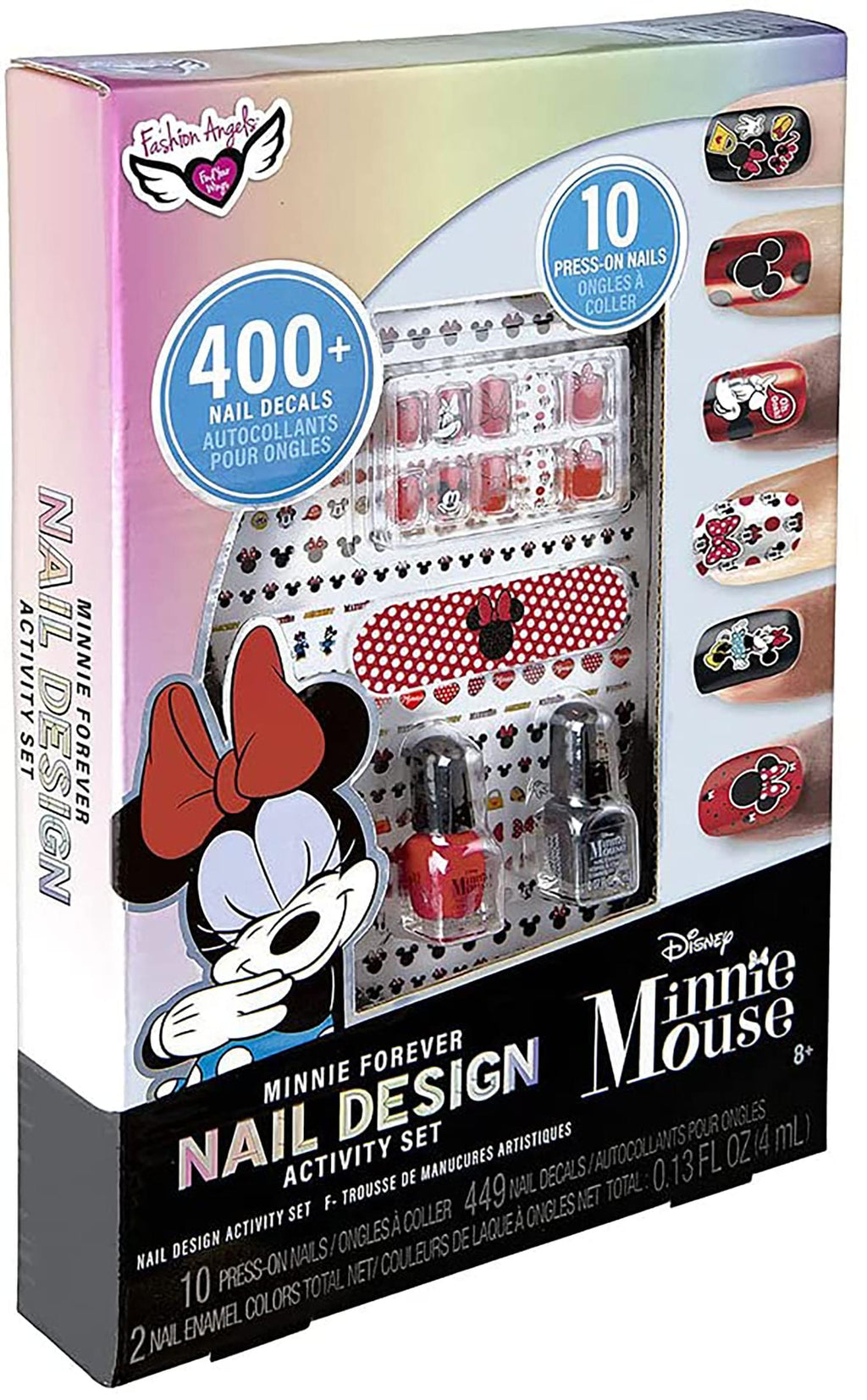 Disney Minnie Mouse Fashion Angels Nail Design Activity Set