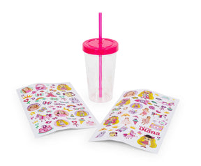 Fashion Angels Love, Diana DIY Sticker Tumbler Set