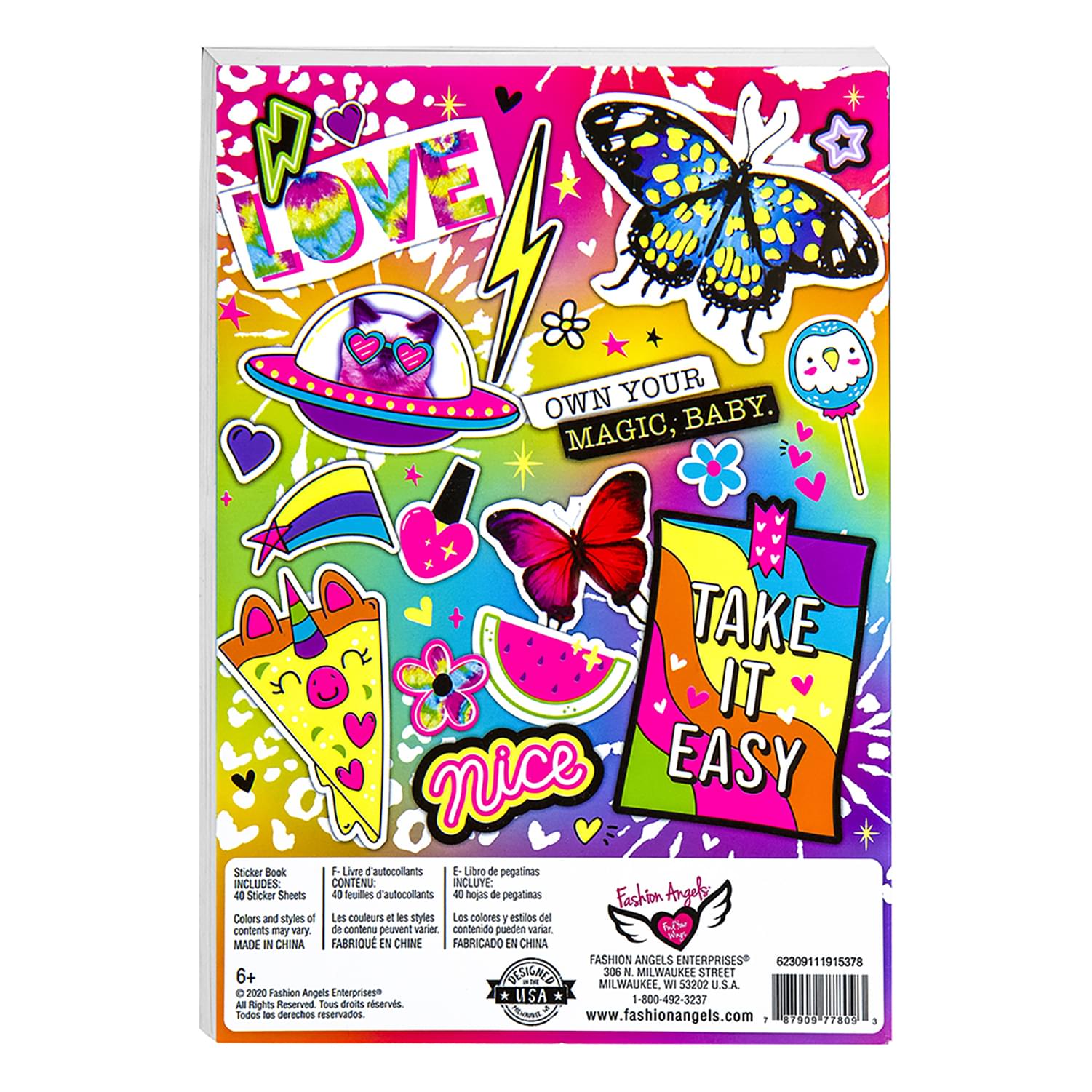 Fashion Angels 1000+ Totally Rainbow Colorful Fun Craft Stickers for  Scrapbooks, Planners, Gifts and Rewards, 40-Page Sticker Book for Kids Ages  6+ and Up - Yahoo Shopping